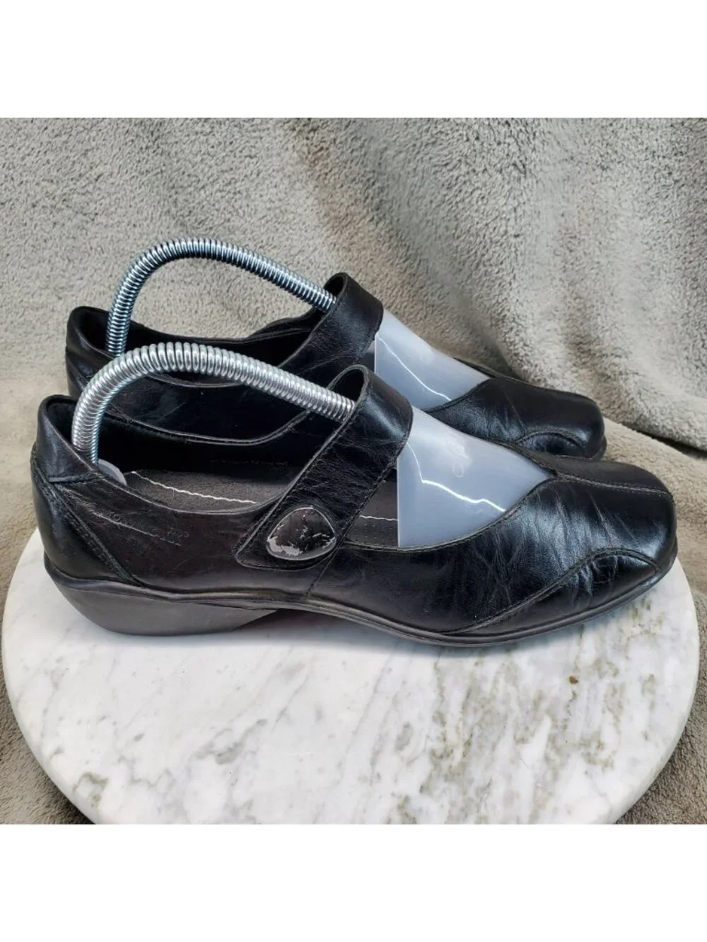Romika Shoes Womens EU 39 US 8-8.5 Black Leather Citylight 87 Mary Jane *Read*